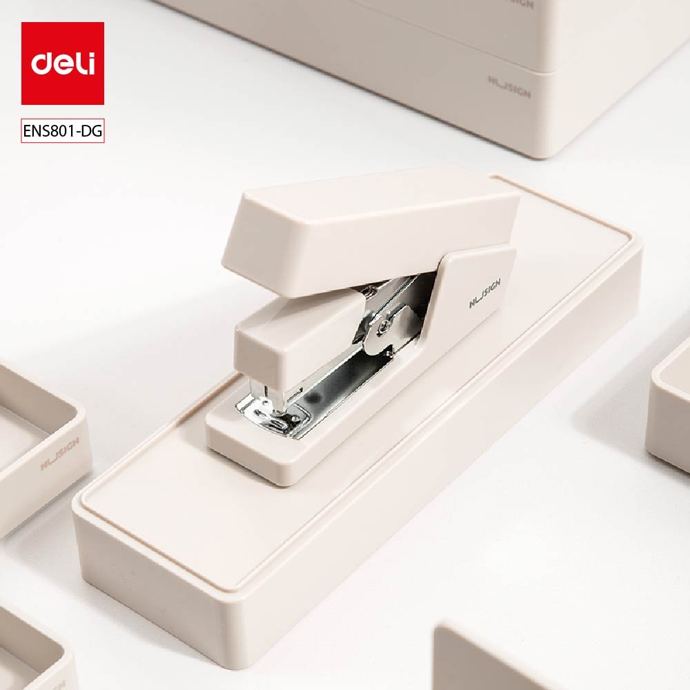 ديلي خرازة مكتبية هيدروليك - 25 صفحة - كبسة - 24/6 & 26/6 - (أبيض - رمادي - زهر - أخضر - أزرق) - ENS081